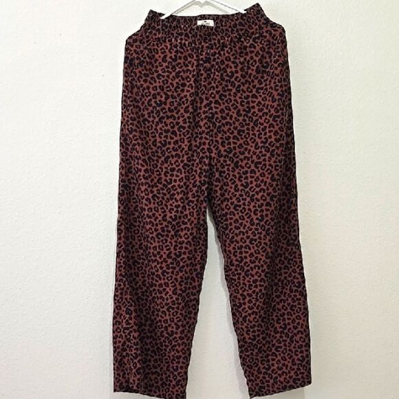 Anthropologie Marine Layer Leopard Print Pants Xs - Picture 1 of 10